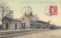 La gare est pavoisée en prévision des 20 et 21 mai 1907